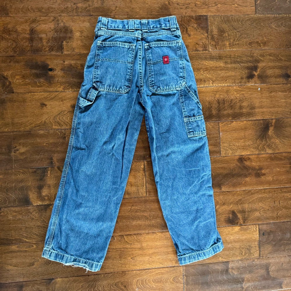 Arizona Jean Co Boy Carpenter Jeans Blue Denim 10 Slim Medium Wash Vintage Style - Picture 5 of 7